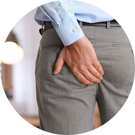 いぼ痔（内痔核）の日帰り手術に対応